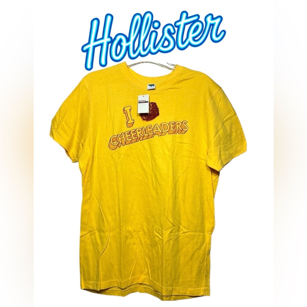👕Hollister I love cheerleaders NWT  size L